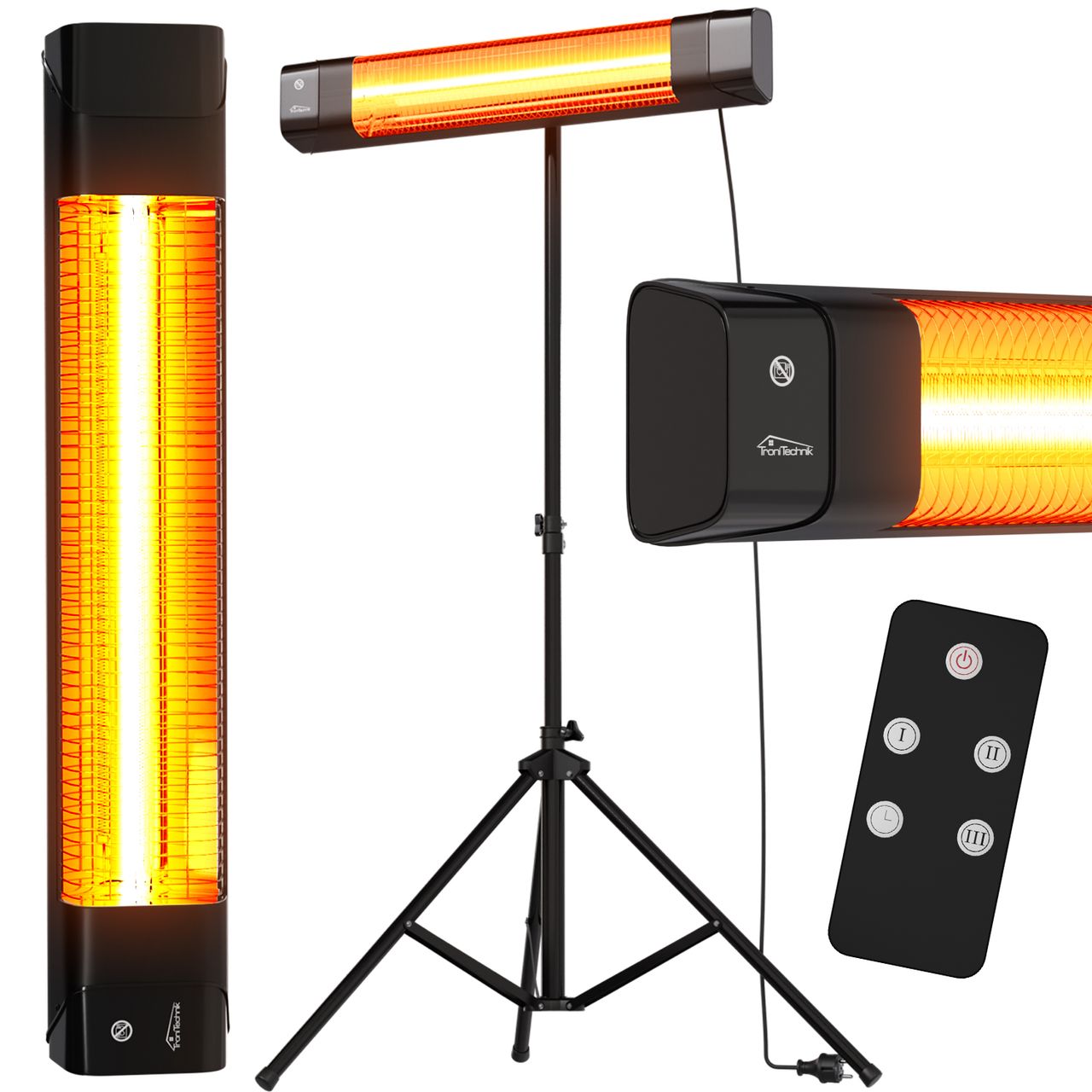 TroniTechnik Wandheizstrahler Terrassenheizer Wärmestrahler TT-TH-2010
