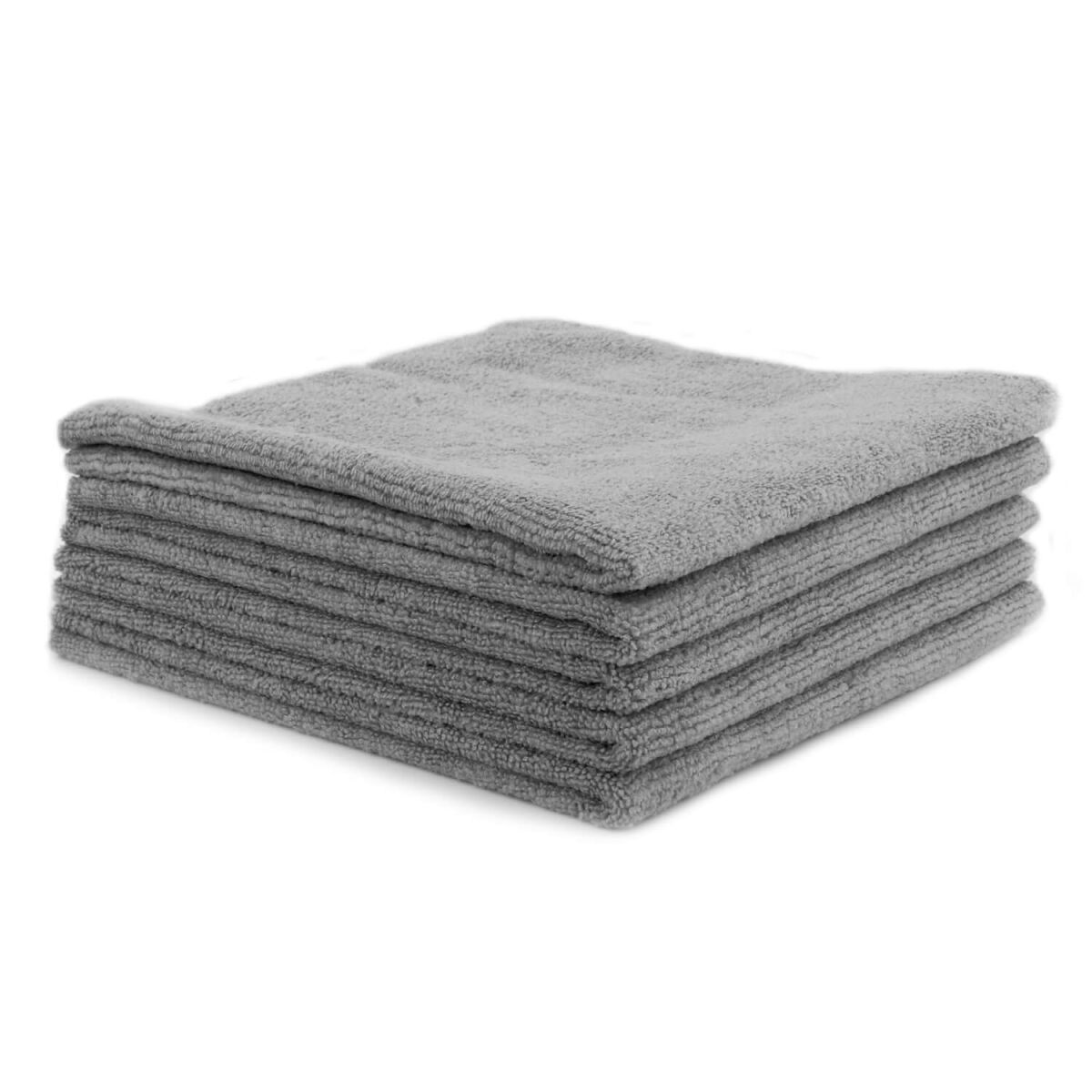 chemicalworkz Allrounder Coating Towel 350GSM Grau Versiegelungstuch 40×40cm 5Stk.
