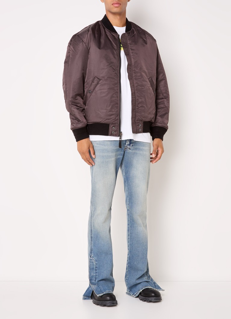 Giacca bomber reversibile Diesel J-Held con tasche laterali