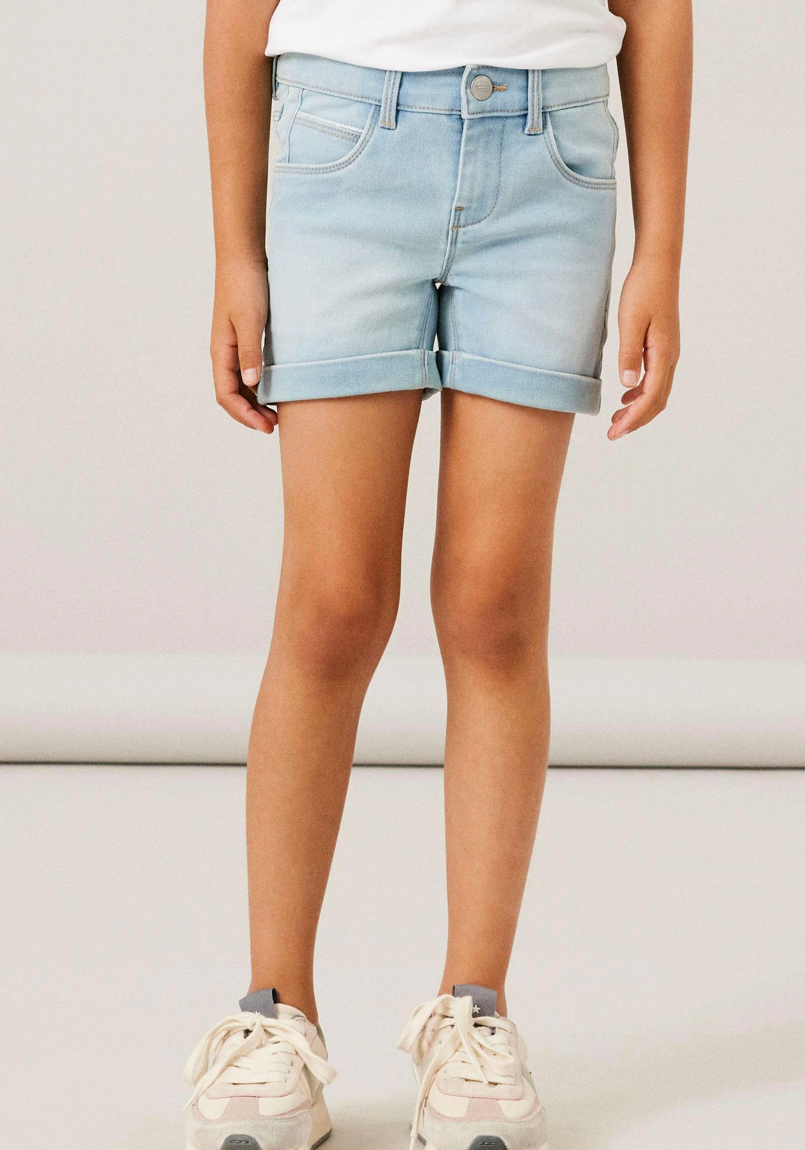Name It Shorts NKFSALLI SLIM DNM SHORTS mit Umschlagsaum