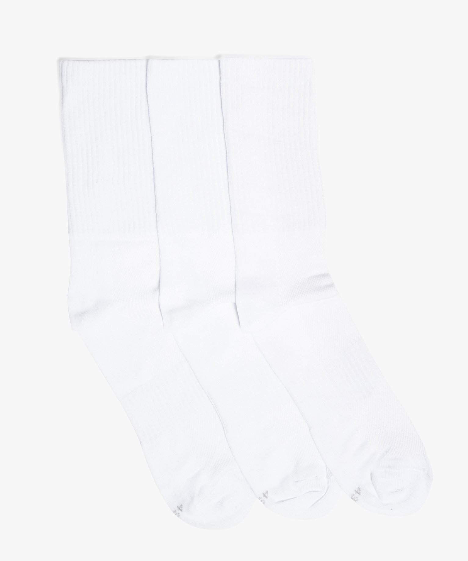 Chaussettes homme spécial sport tige haute (lot de 3) blanc | GEMO