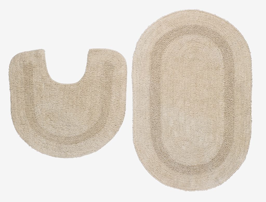 LERDALA basissett LERDALA badematter 2 stk/sett beige