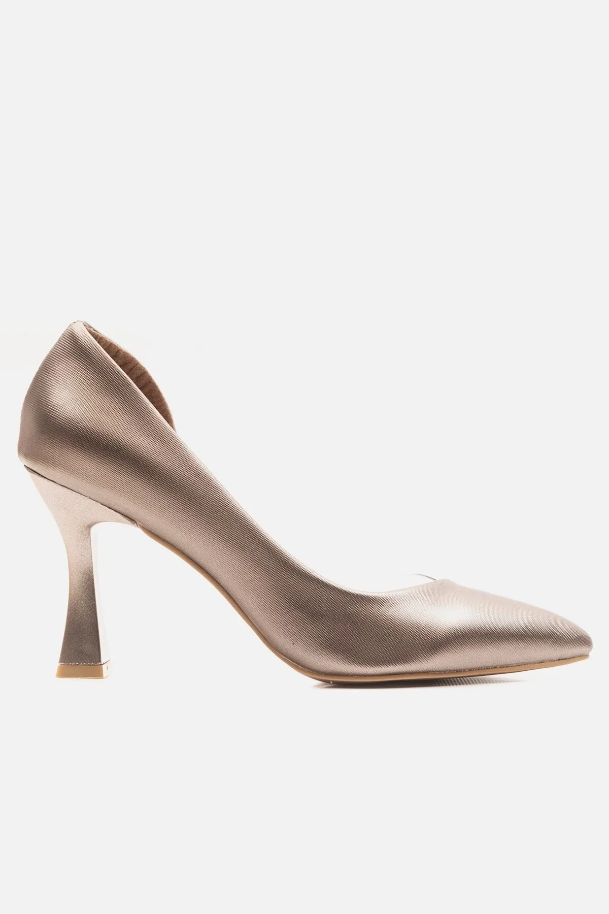 LuviShoes  653 Kupferfarbene Lara-Damenschuhe mit Absatz