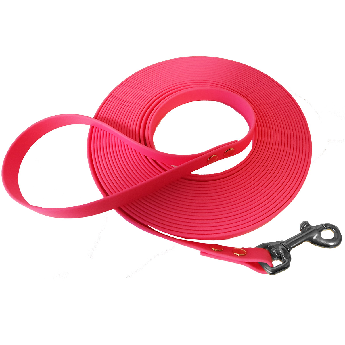 bio-leine Hundeleinen bio-leine 25-35 kg Schleppleine Biothane leuchtendes rosa 7,5 m