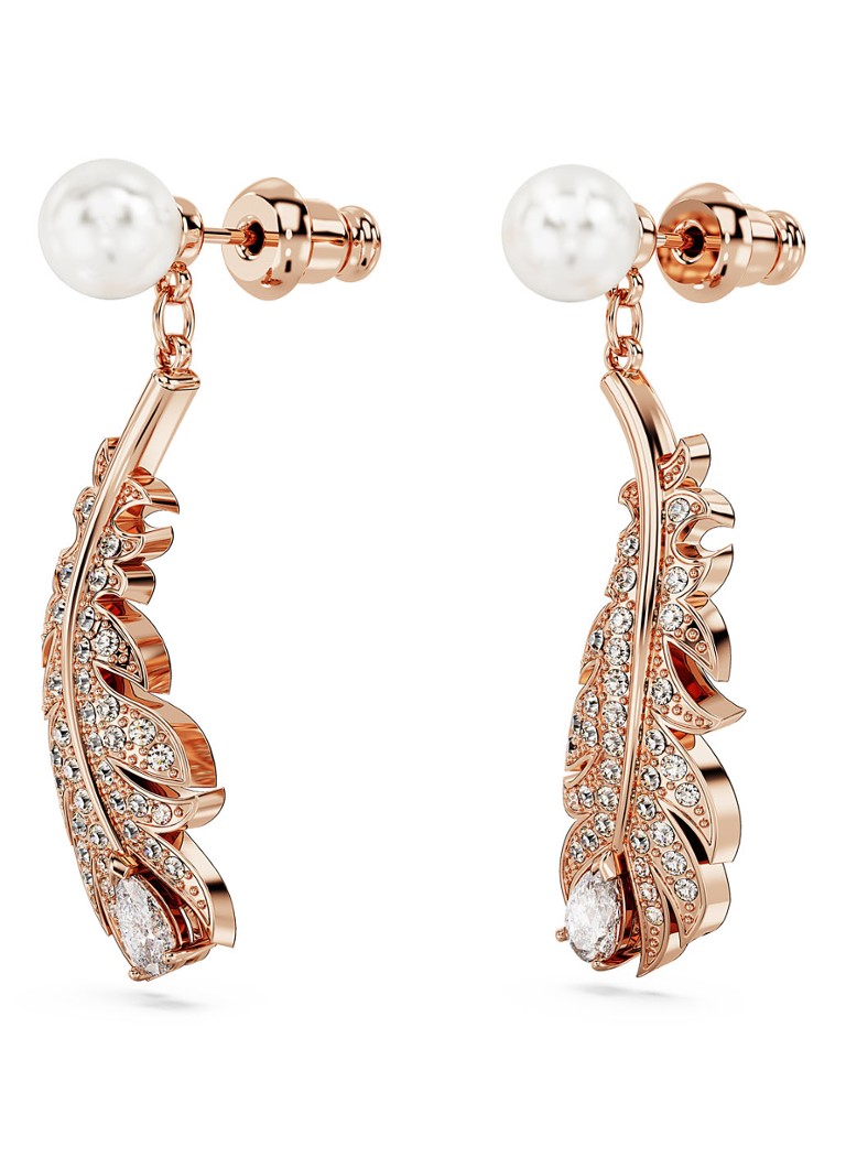 Swarovski Nice gold-plated stud earrings
