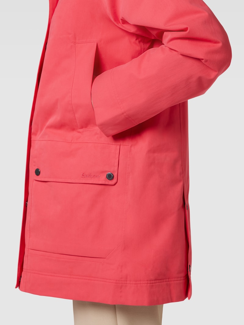 Jacke mit Eingrifftaschen Modell 'WINTER BEADNELL' in koralle