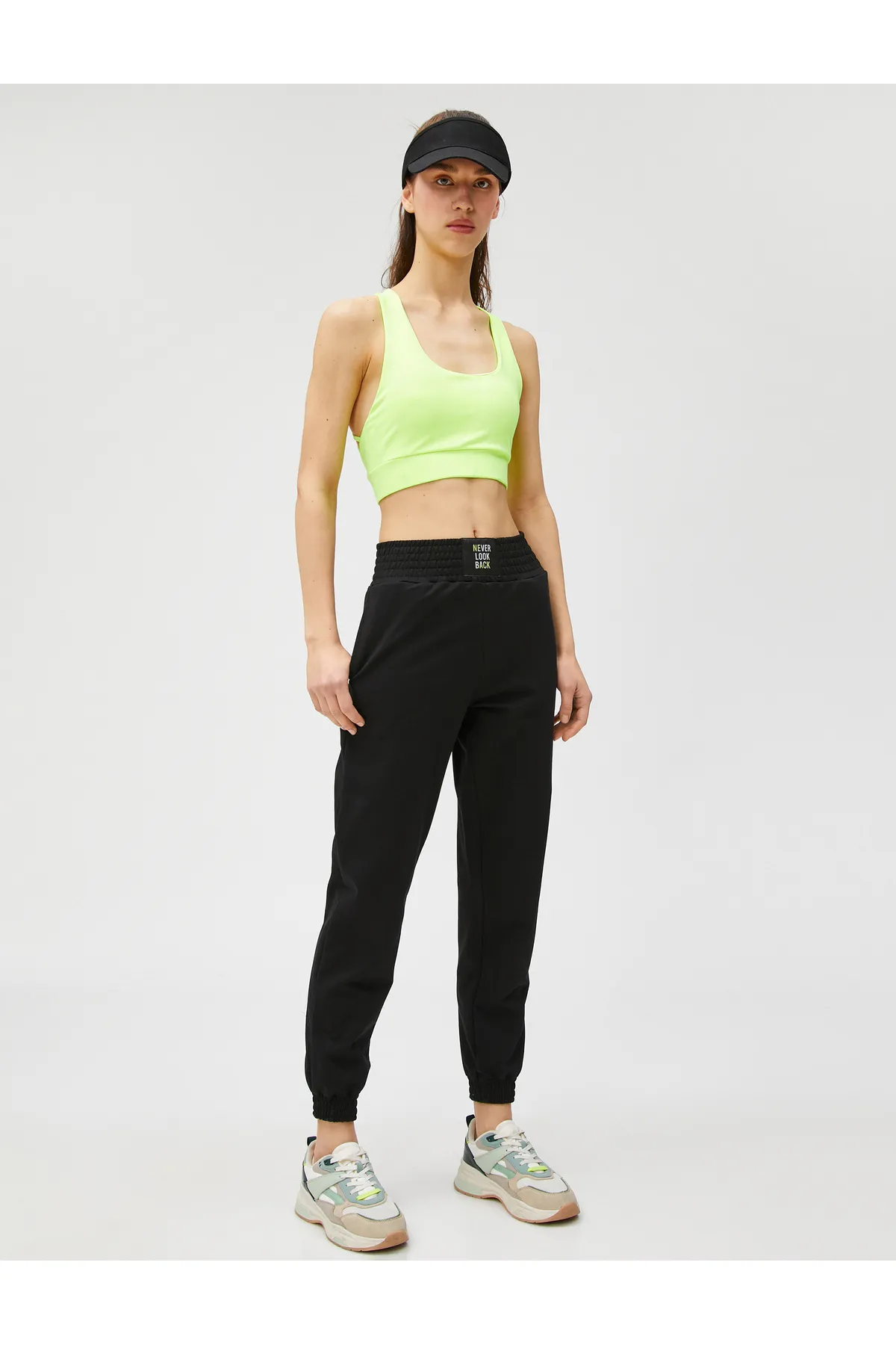 Koton  Jogger-Jogginghose aus Baumwolle mit Pocket-Label-Details