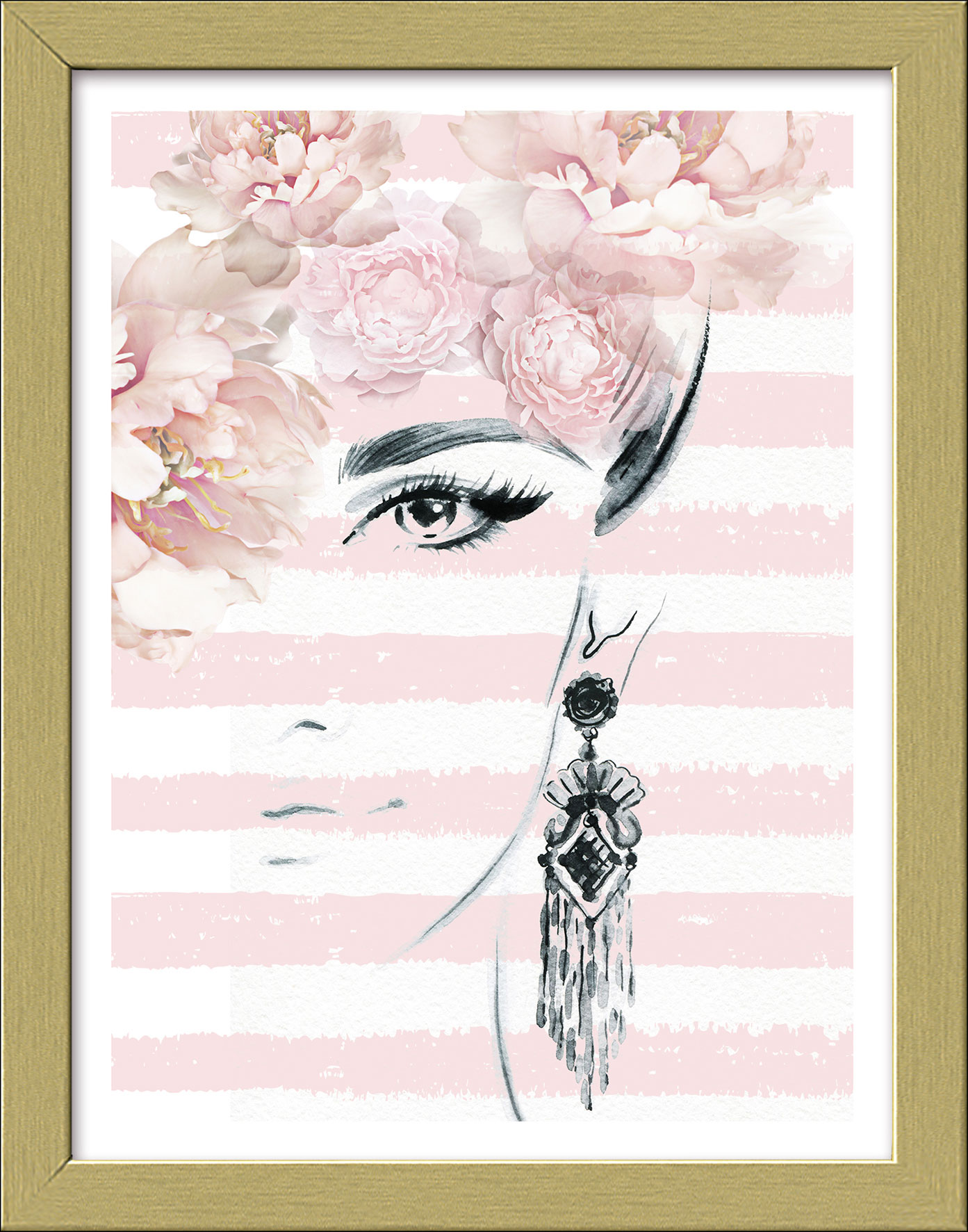 Pro ArtKunstdruck gerahmt 19x24cm