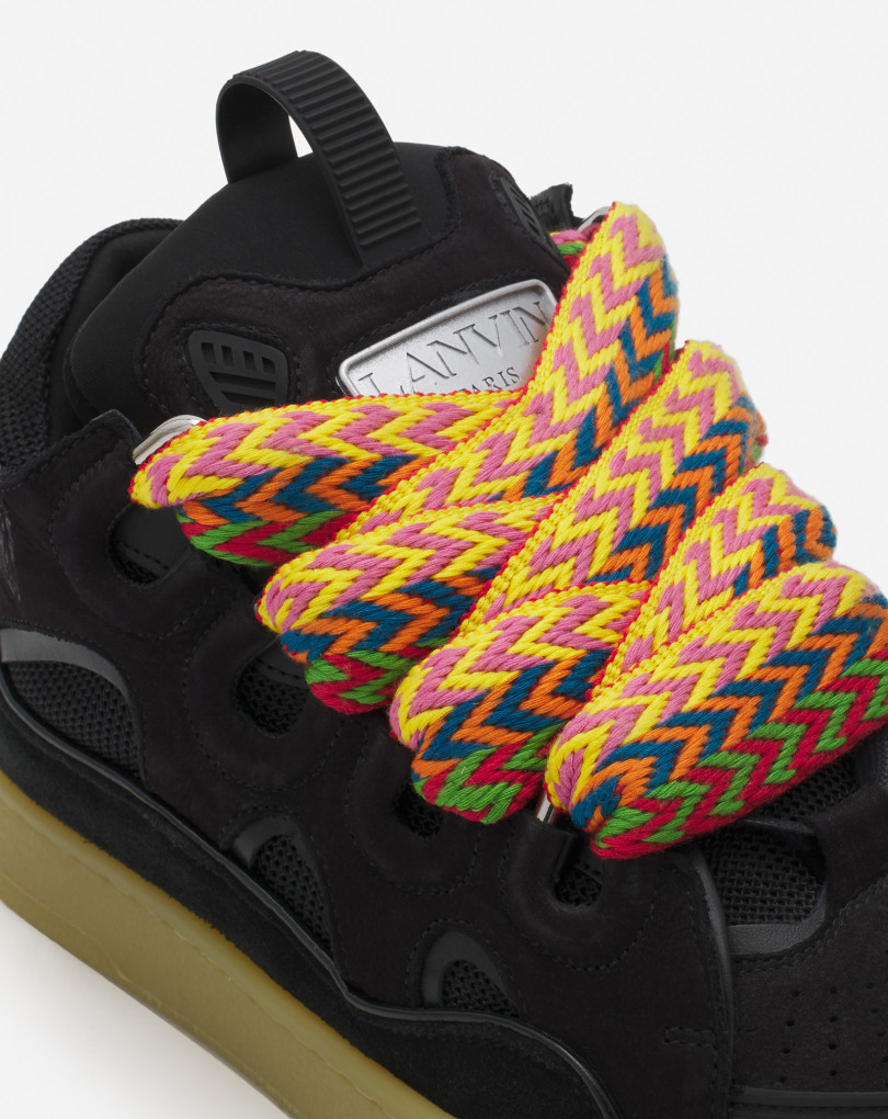 SNEAKERS CURB EN CUIR