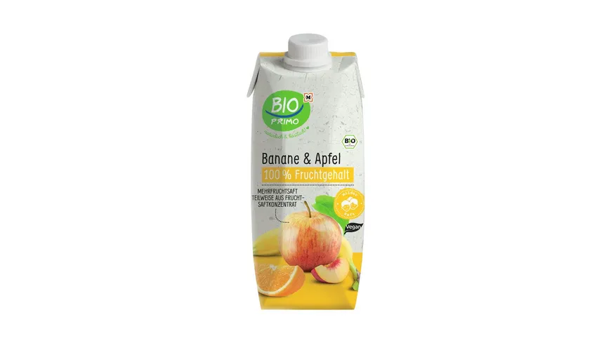 BIO PRIMO Bio Banane & Apfel 0.5 l