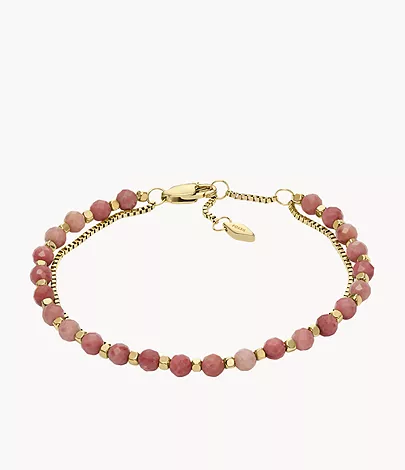Fossil Armband All Stacked Up mehrreihig Rhodochrosit rosé
