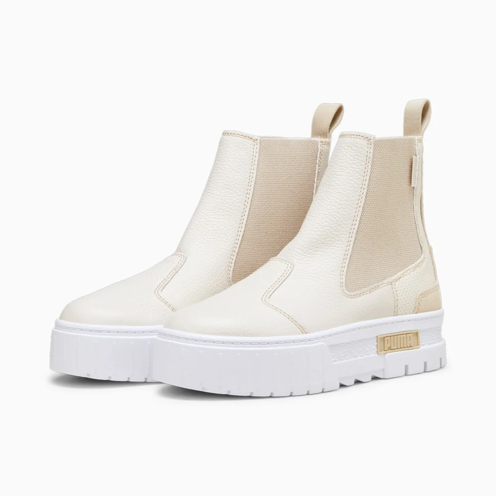 PUMA Mayze Chelsea Luxe Wns 393092_02 / weiss