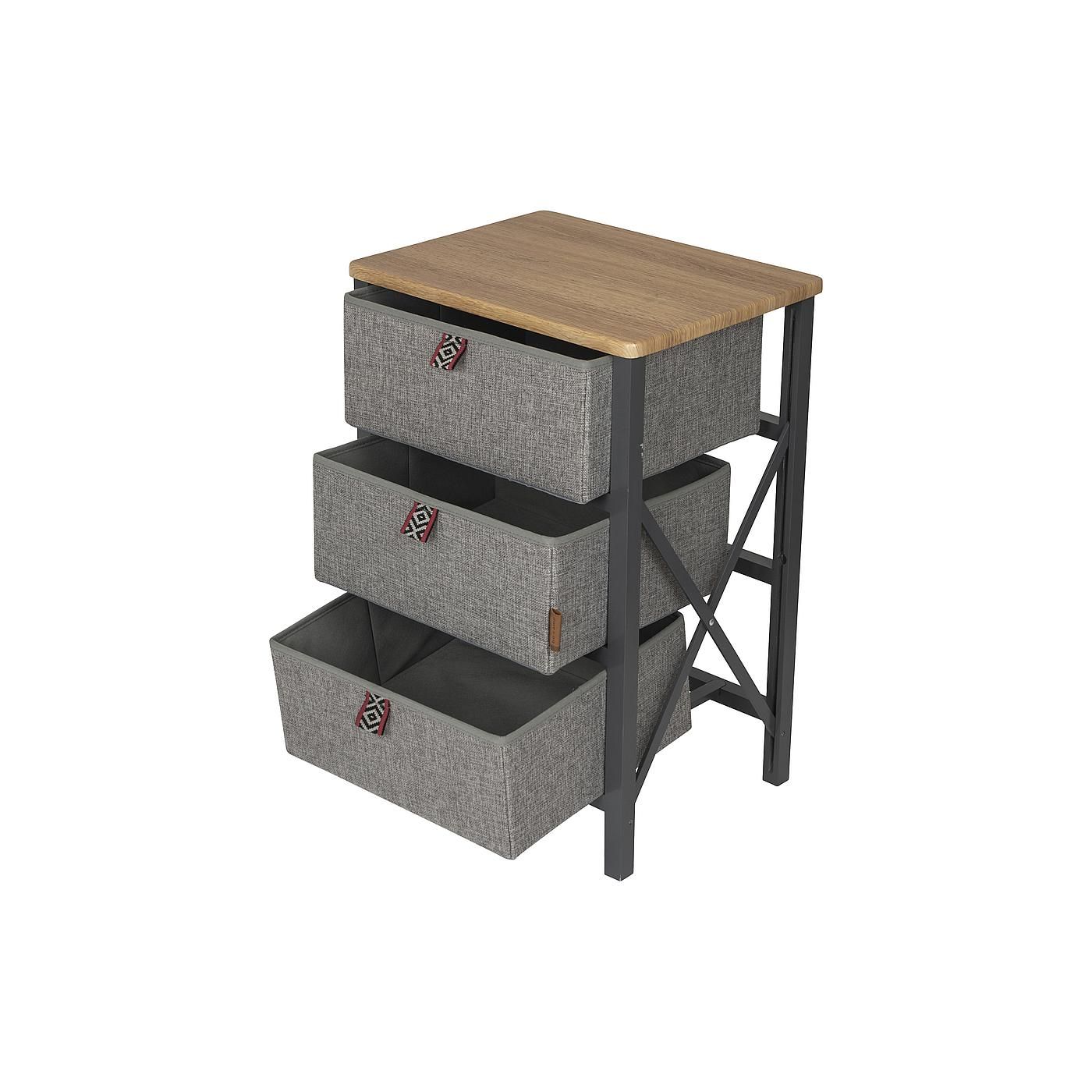 Bo-Camp Urban Outdoor Hamlets 3 Schubladen Schrank