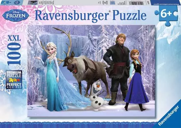 Kinderpuzzle ab 6 Jahren - Im Reich der Schneekönigin - 100 Teile
