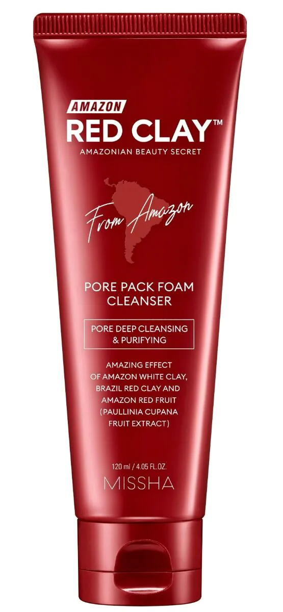 Missha Amazon Red Clay Pore Pack Αφρός Καθαρισμού