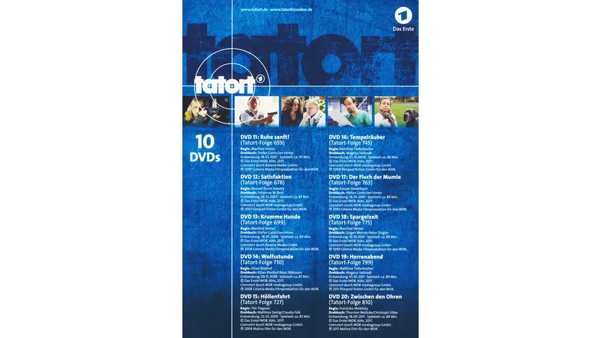 Tatort Münster - Thiel & Boerne ermitteln - Fall 11-20 LTD.  [10 DVDs]