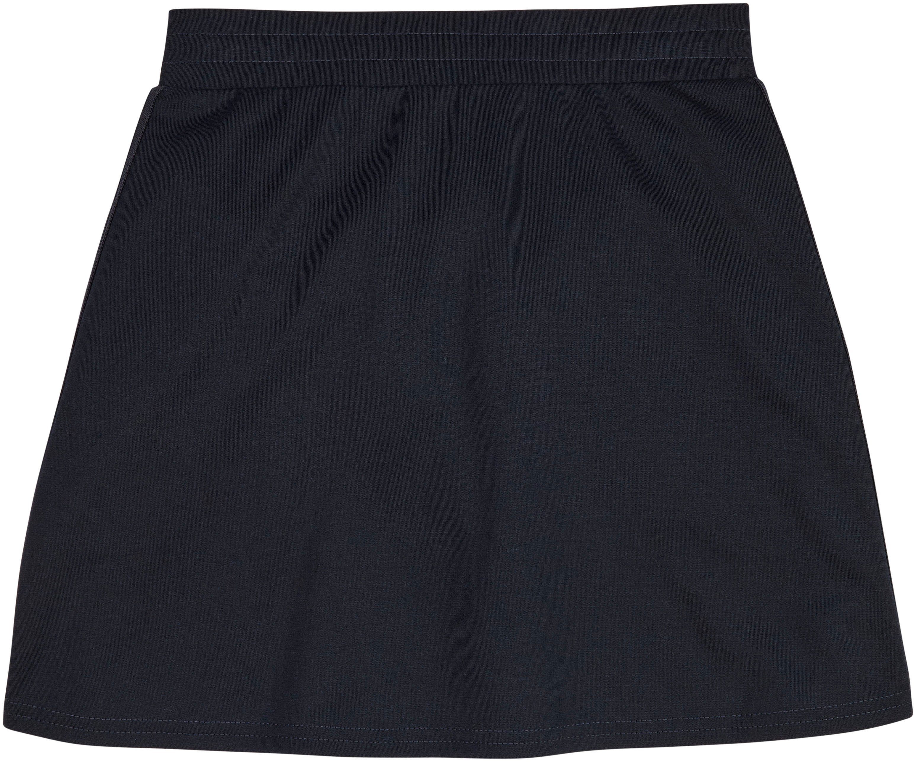 Tommy Hilfiger A-Linien-Rock GLOBAL STRIPE PUNTO SKATER SKIRT Kinder Kids Junior MiniMe,mit Kontrastnähten in Labelfarben