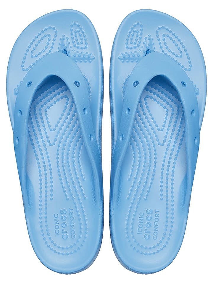 Crocs Zehentrenner in Hellblau günstig kaufen 36/37