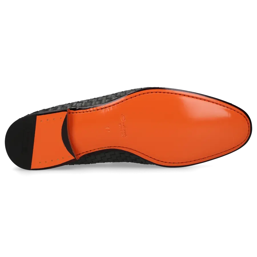 Santoni - Loafer 13903 Kalbsleder - grün