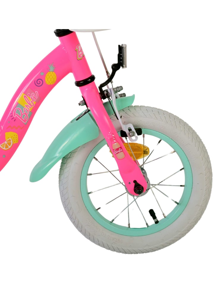 Volare Kinderfahrrad Barbie Fahrrad in Rosa für Mädchen 12 Zoll Kinderrad 3 Jahre günstig kaufen onesize