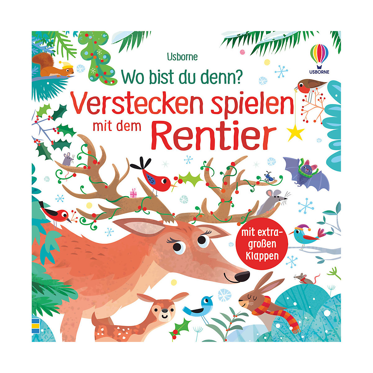 Wo bist du denn Verstecken spielen mit dem Rentier