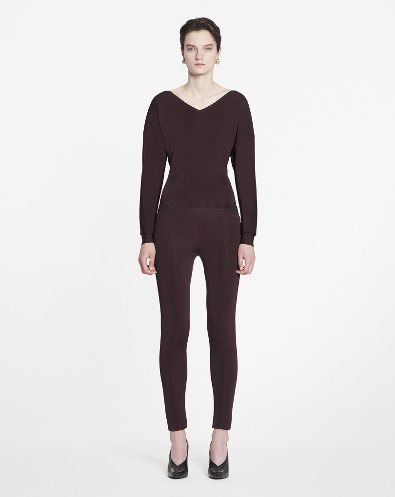 LEGGINGS AVEC ÉTRIER EN MAILLE