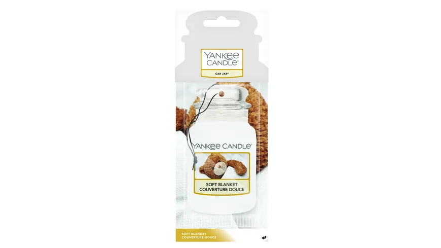 Yankee Candle Car Jar Paper Soft Blanket weiss