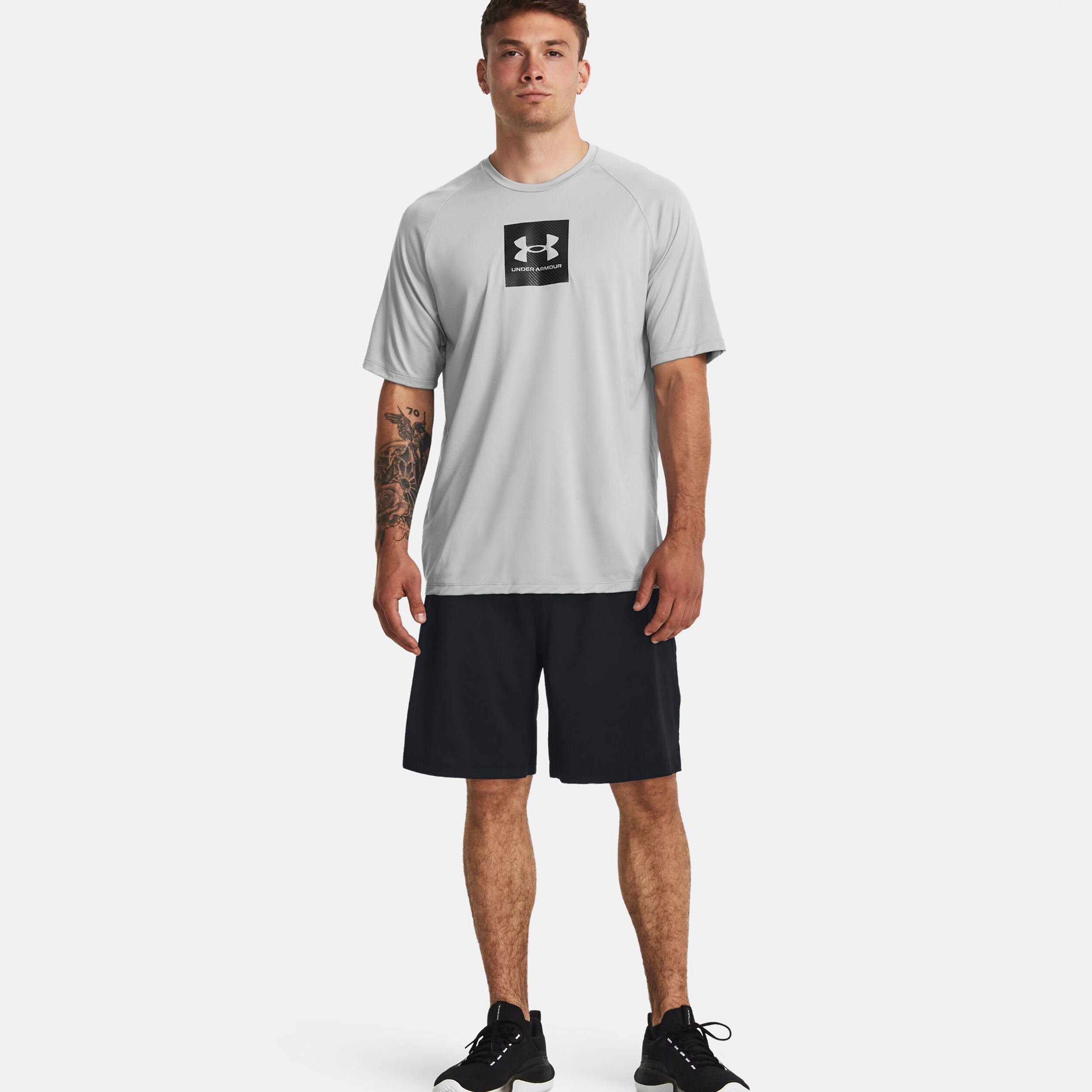 Tech Part Fill T-Shirt Herren - Grau