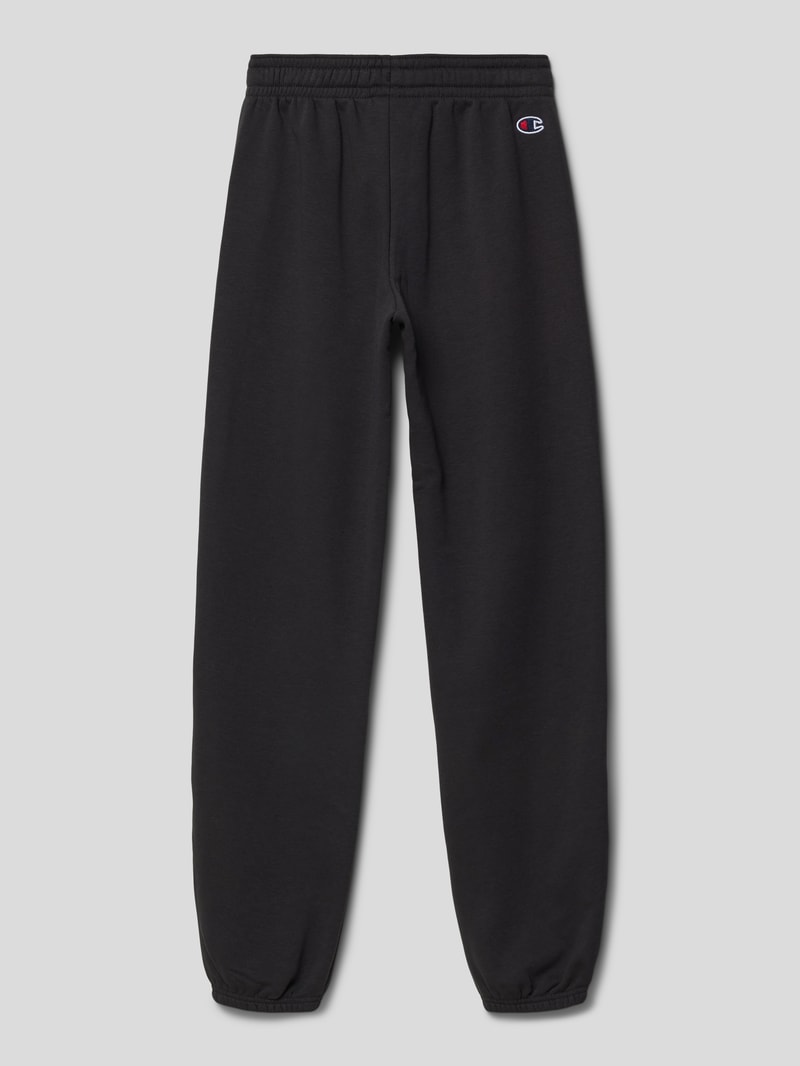 Sweatpants mit Logo-Print Modell 'Rochester' in graphit