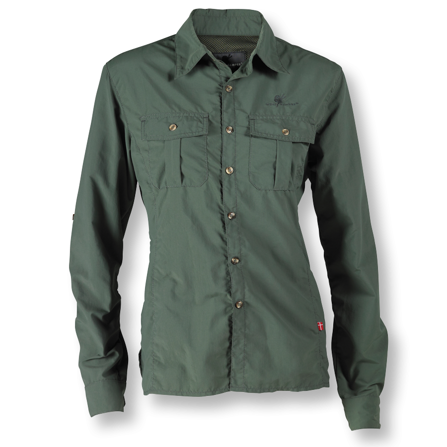 Wolf Camper Lagoon Olive Green Damen Bluse
