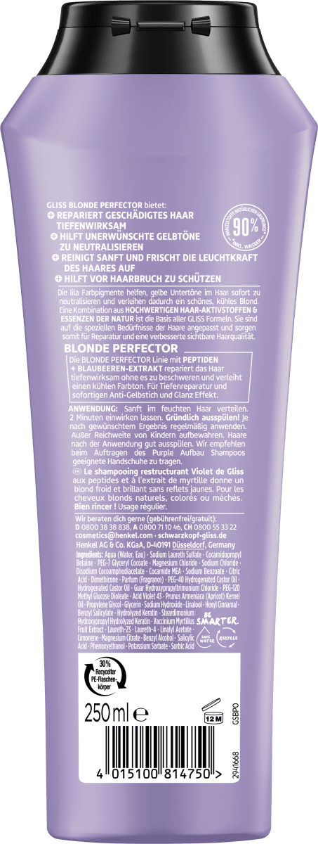 Shampoo Blonde Perfector, 250 ml