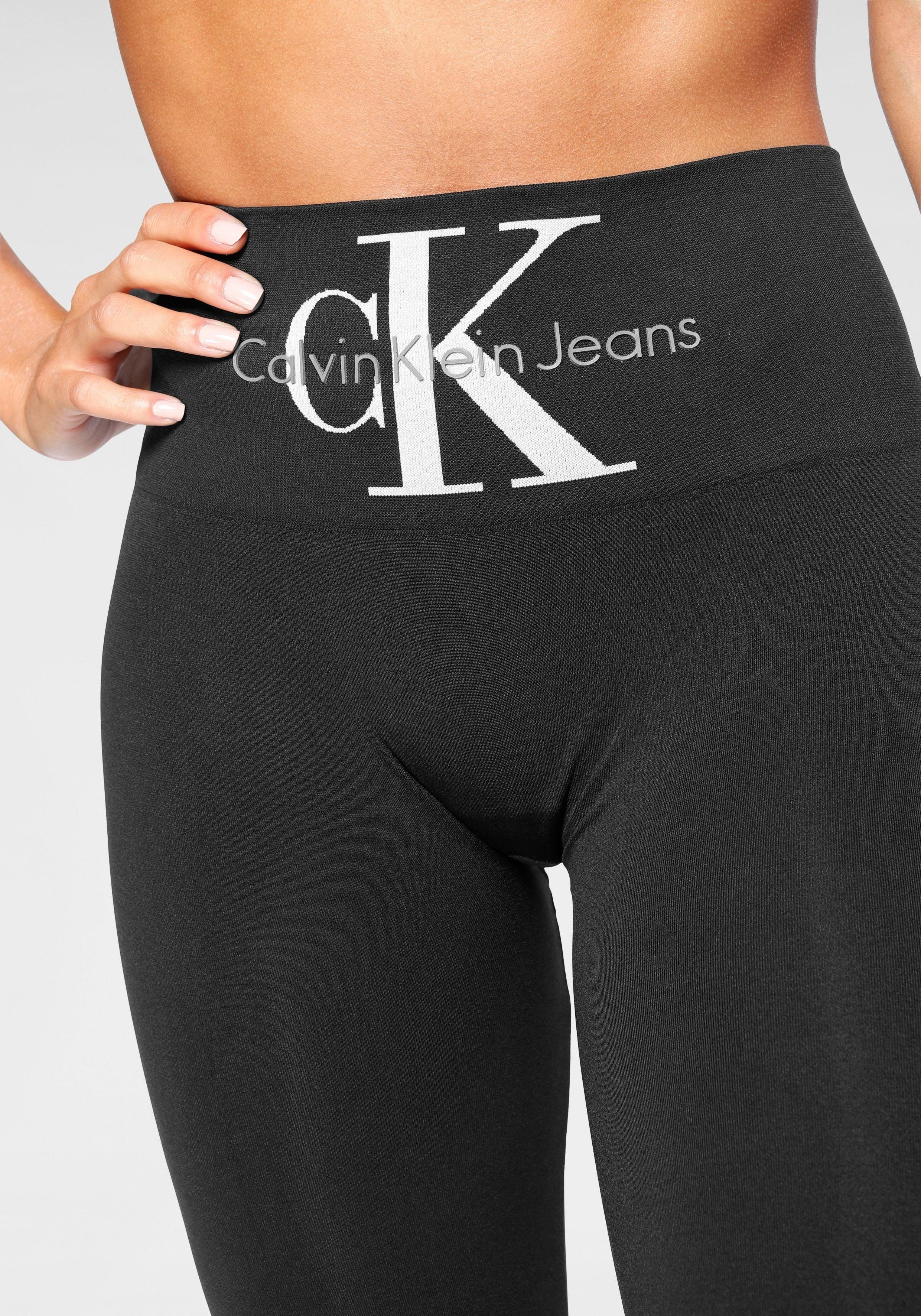 Calvin Klein Leggings mit breitem Shapingbund