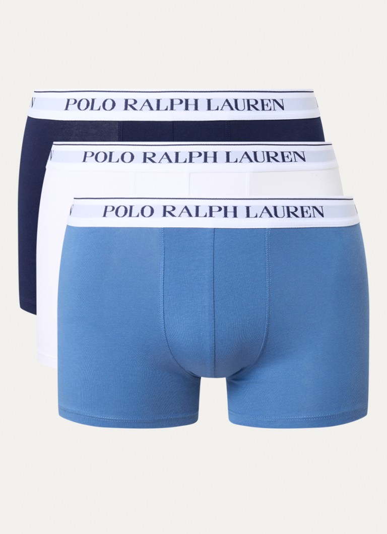 Lot de 3 boxers Ralph Lauren avec ceinture logotée