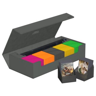 Ultimate Guard Superhive 550+ XenoSkin Monocolor Grau
