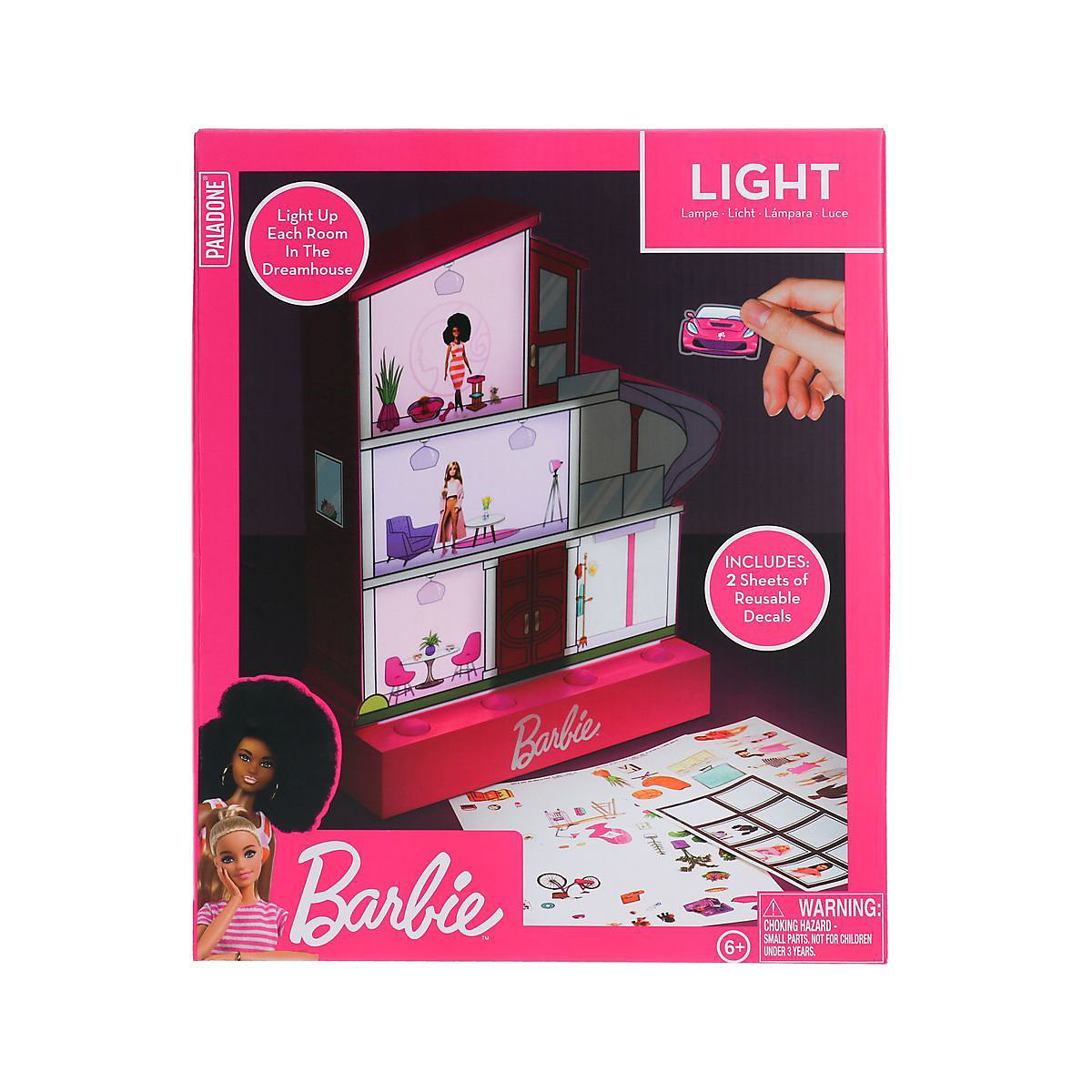Barbie Dreamhouse Leuchte mit Sticker