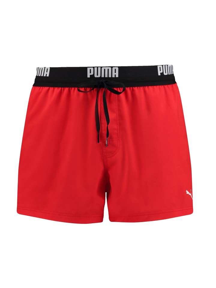Puma Badehose PUMA SWIM MEN LOGO SHORT in Red günstig kaufen