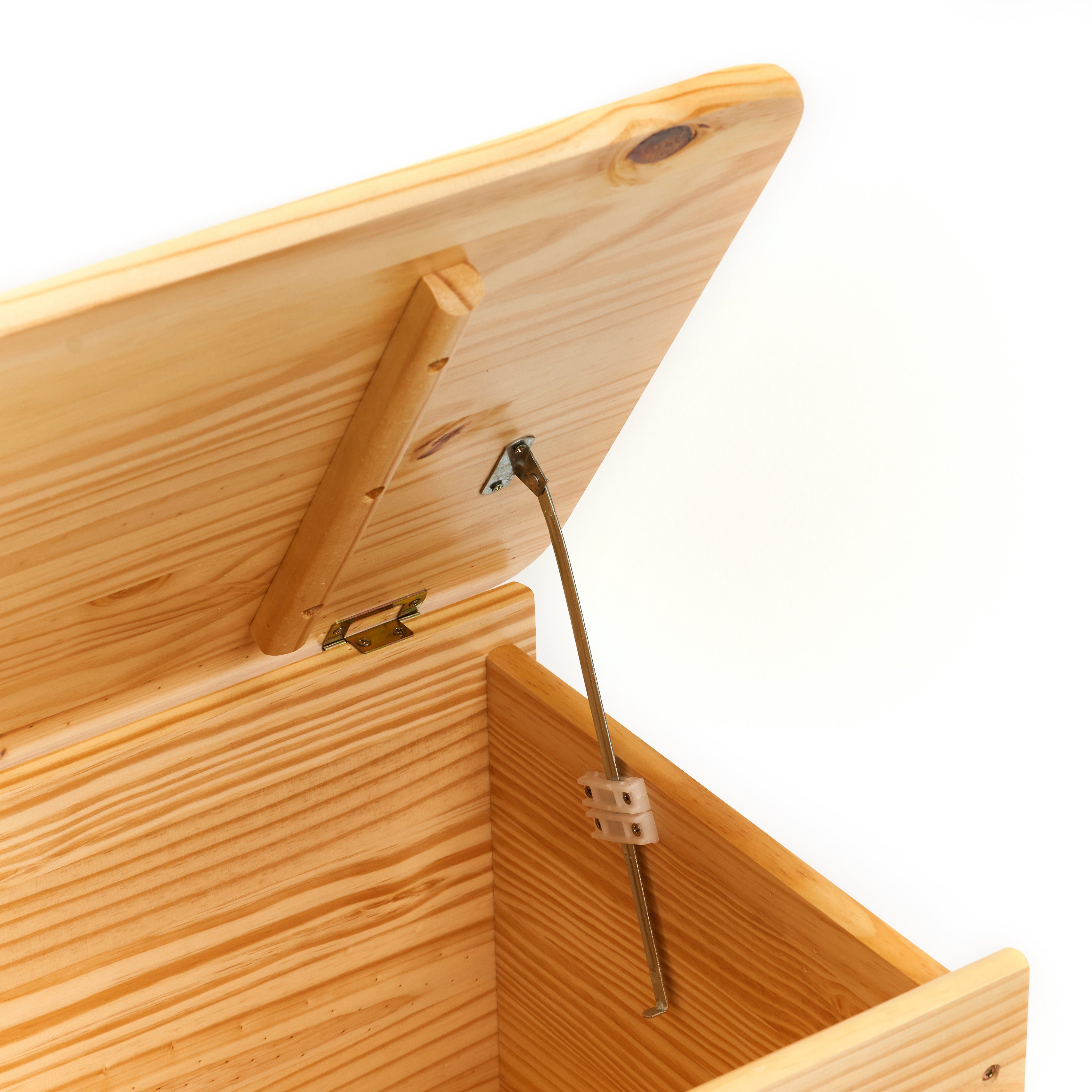 Zeller Present Aufbewahrungskorb Spielzeugkiste mit Rollen, Kiefer