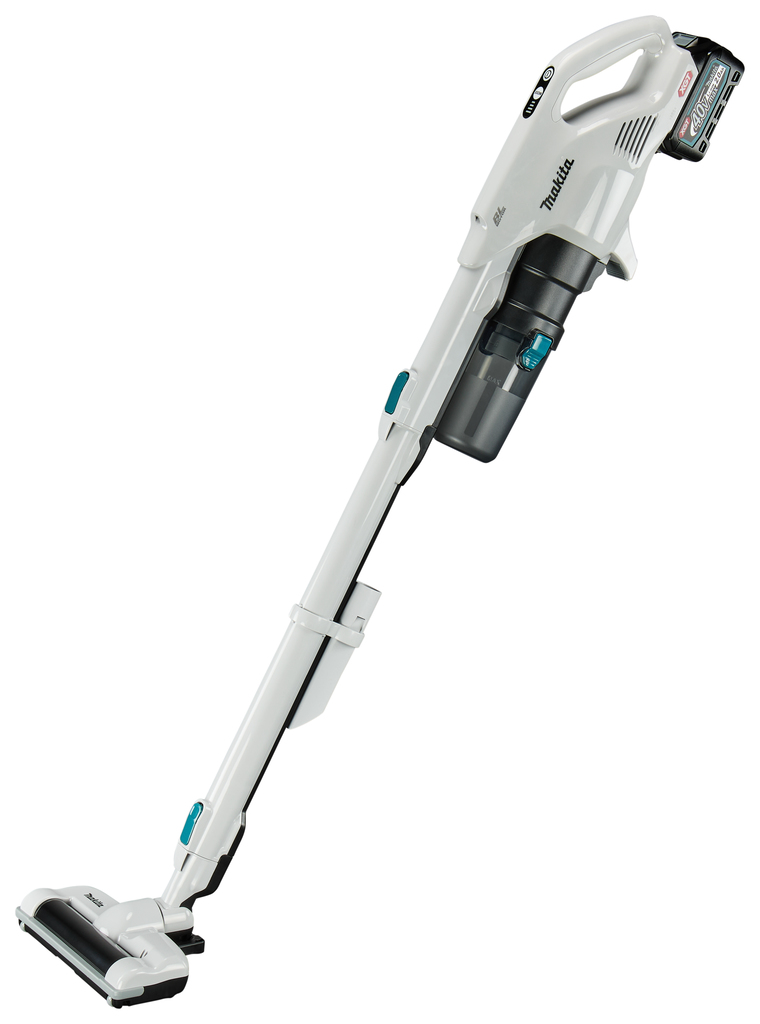 Aspirator Makita CL004GA101 XGT 40 V Max cu perie rotativă, baterie 2.0 Ah (1 buc.), încărcător rapid, în cutie