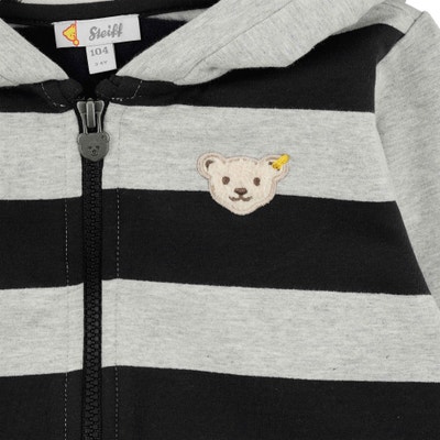 Sweatjacke, dunkelgrau für Jungs