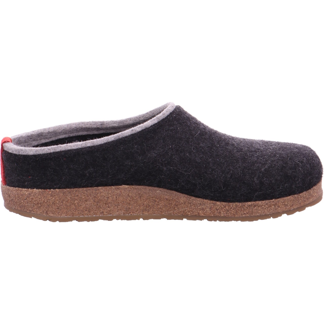 HAFLINGER Hausschuhe grau Grizzly