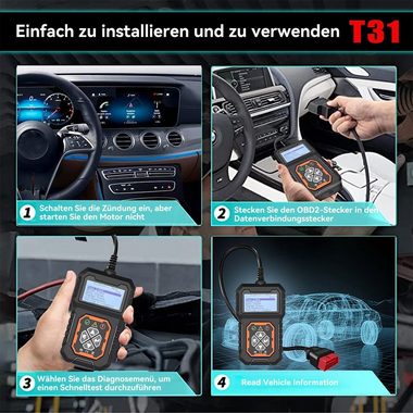 DOPWii OBD2-Diagnosegerät OBD2-Diagnosegerät, für alle OBD2 Protokollautos diagnostizieren