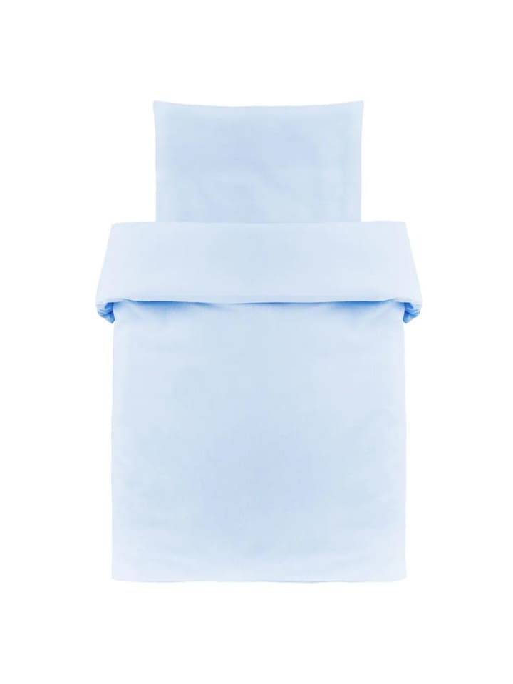 Makian Bettwäsche 80 x 80 cm - Uni Hellblau in blau günstig kaufen onesize