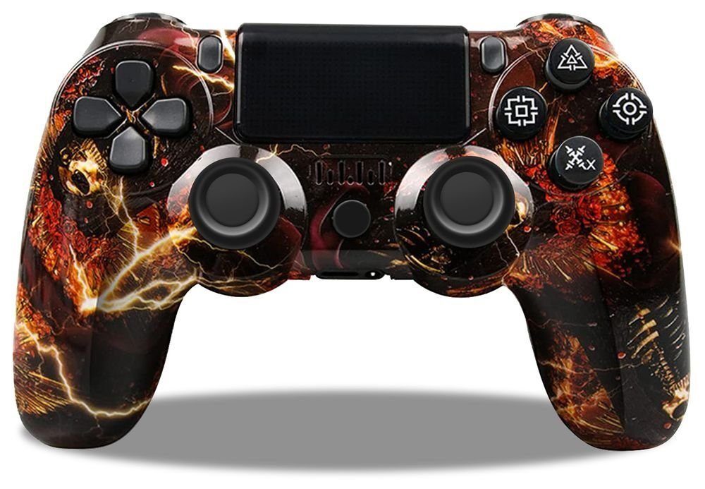KINSI Gamepad, Game Controller, für PS4, Wireless, Bluetooth PlayStation 4-Controller