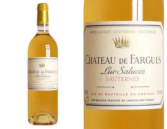 Château de Fargues Lur Saluces 1996 Bordeaux Sauternes