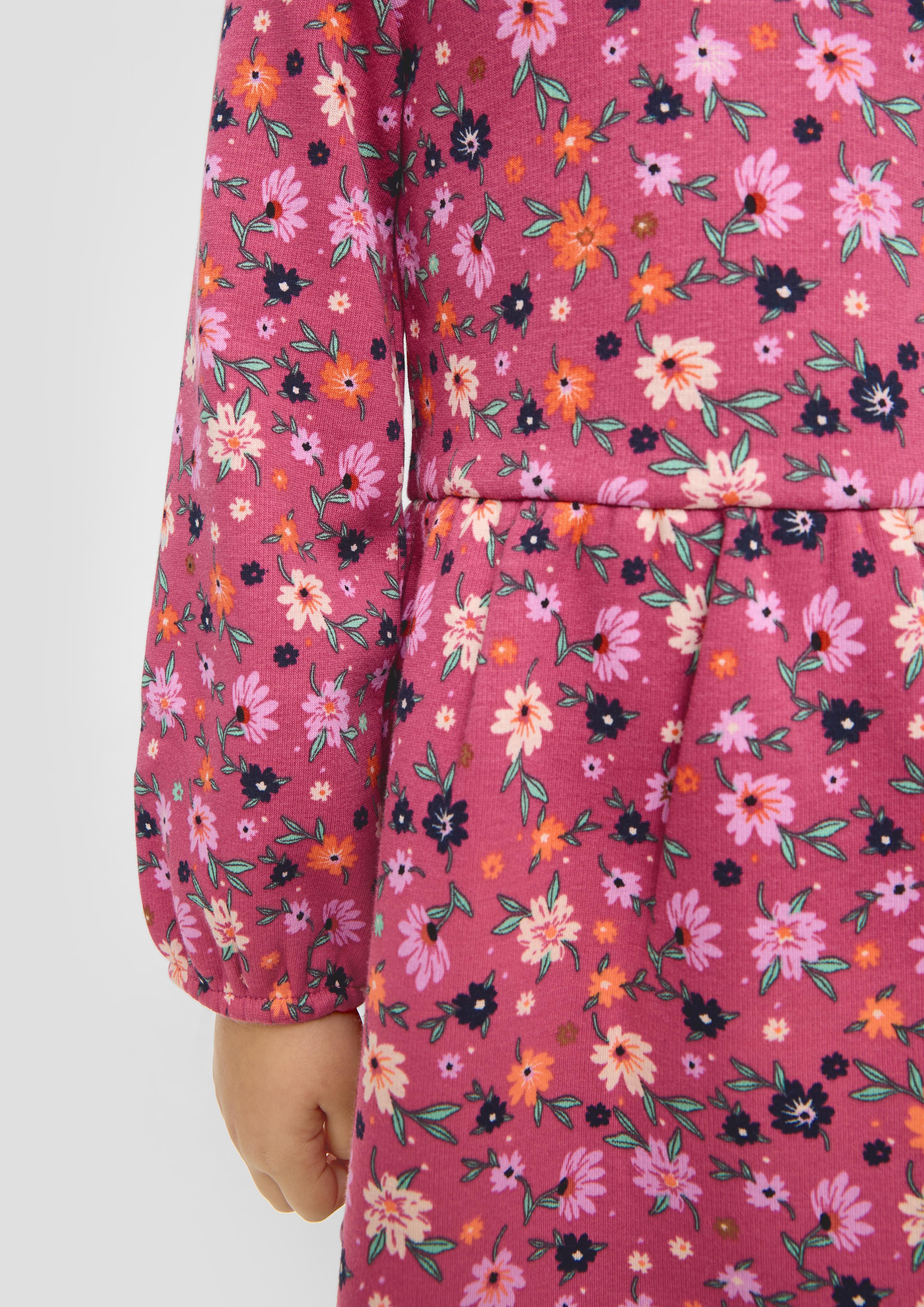 Thermofleece-Kleid mit Allover-Print  2133923-45A3