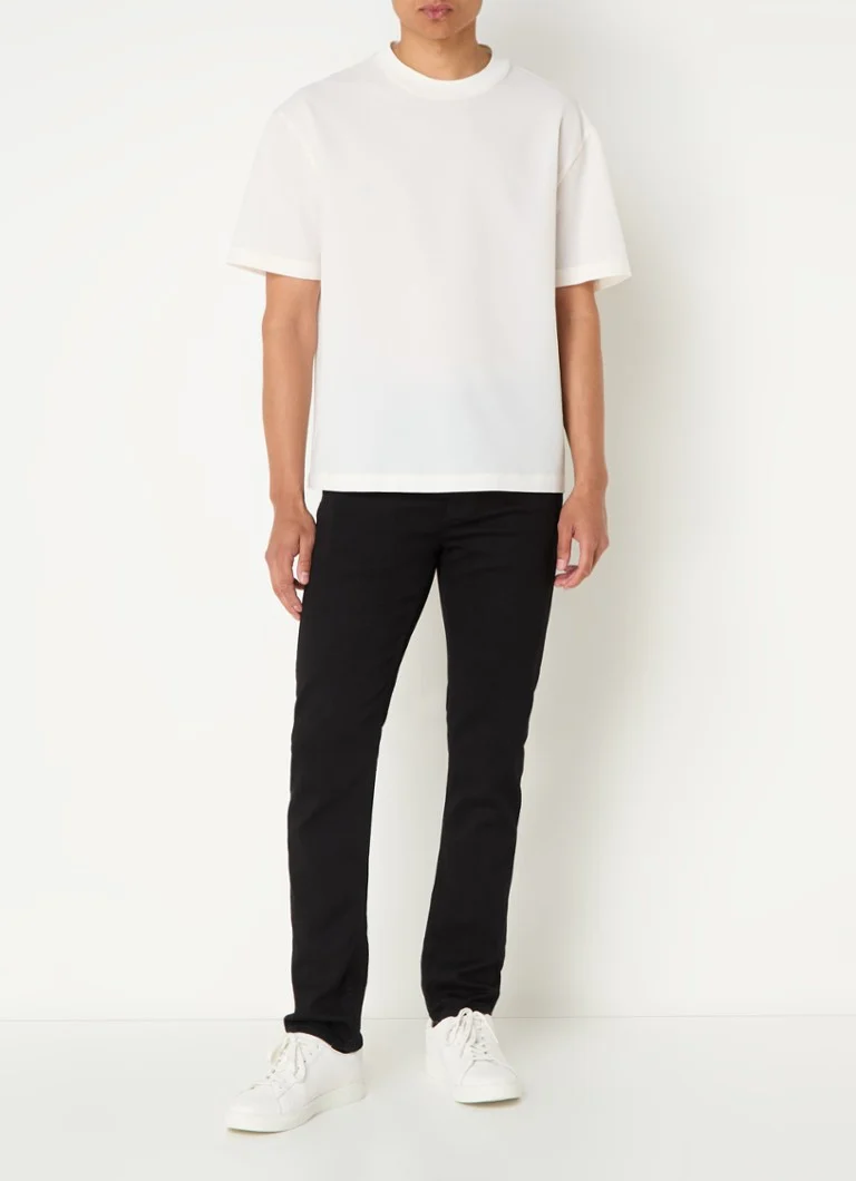 Tricou texturat Emporio Armani