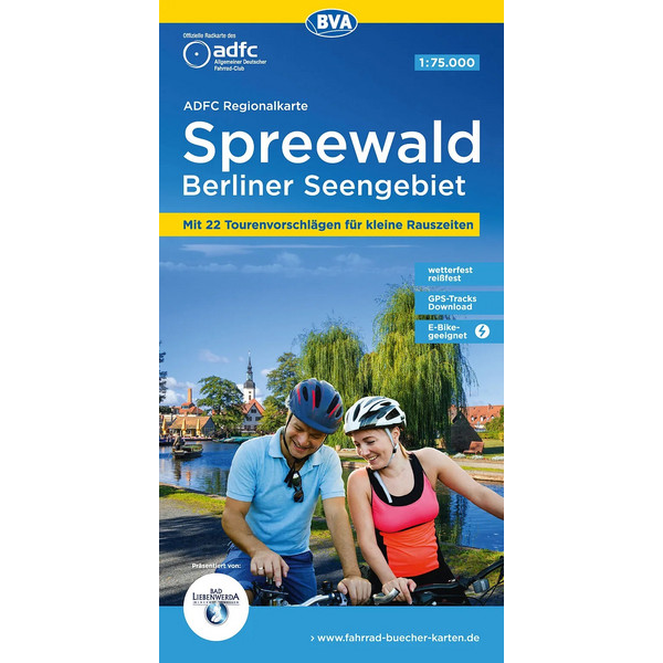 ADFC REGIONALKARTE SPREEWALD / BERLINER SEENGEBIET - Fahrradkarte