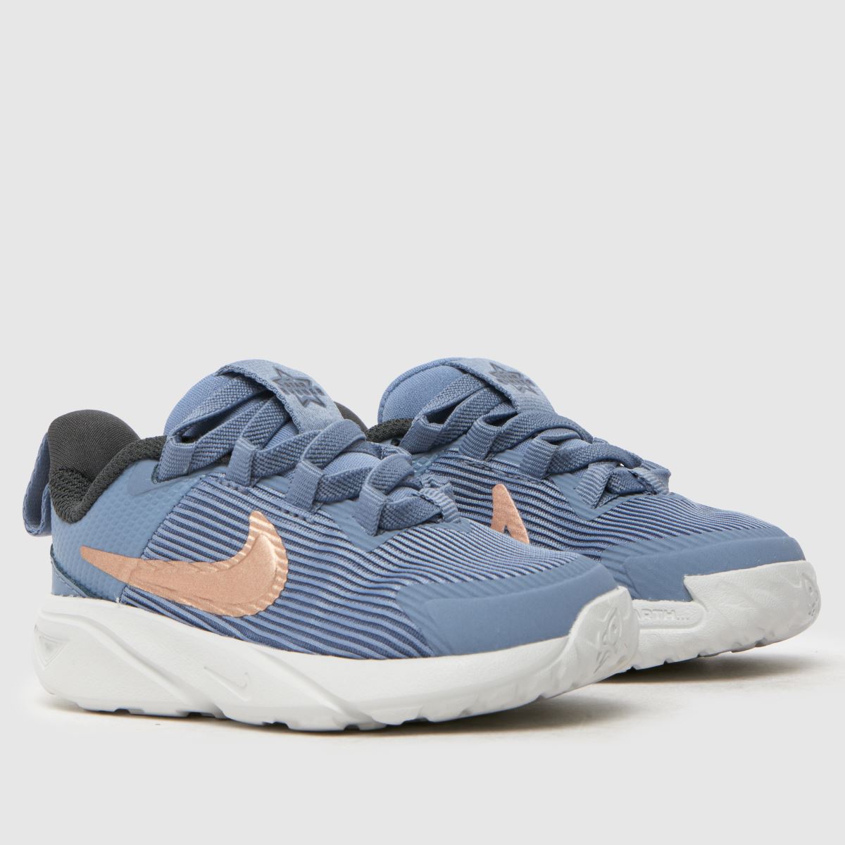 Nike grå Star Runner 4 flickor småbarnsskor
