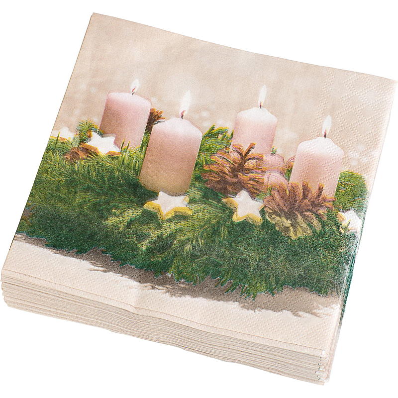 Vie Eco Servietter 20-pk 33x33 cm, Advent
