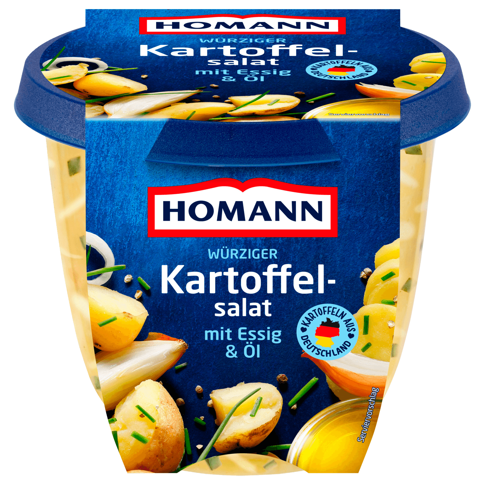 Homann Würziger Kartoffelsalat in Essig & Öl 200g